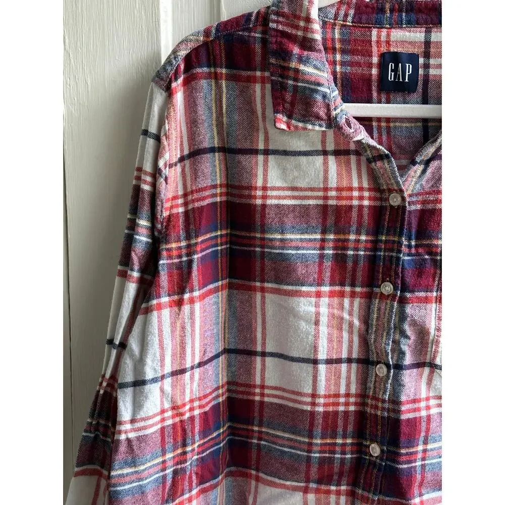 GAP plaid flannel
